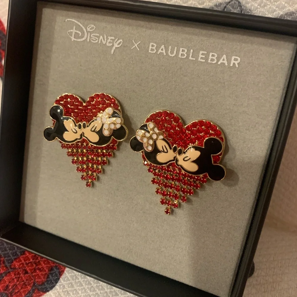 Disney X Baublebar Valentines Day Earrings - Picture 1 of 3